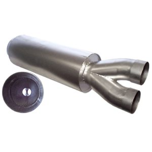Muffler Y-Pipe 3.0in Inlet x 5in Outlet