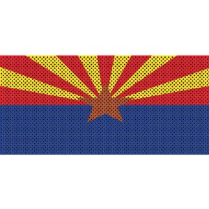 Jeep Gladiator Grill Inserts 2020-Present Gladiator Arizona State Flag Under The Sun Inserts