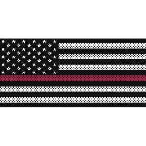 Jeep Gladiator Grill Inserts 2020-Present Gladiator Black And White Thin Red Line Under The Sun Inserts