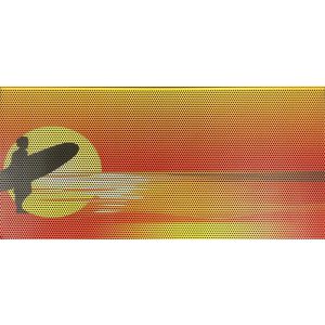 Jeep Gladiator Grill Inserts 2020-Present Gladiator Endless Summer Orange Surfer Male Under The Sun Inserts