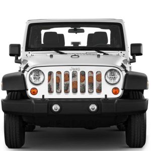 Jeep JL and Gladiator JT Grille Insert Pineapple Under The Sun Inserts