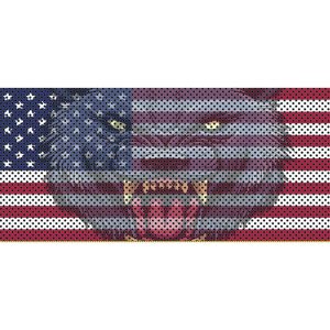 Jeep Gladiator Grill Inserts 2020-Present Gladiator Wolf Flag Under The Sun Inserts