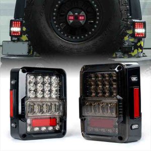 Destroyer Series LED Taillights For 2007 - 2018 Jeep Wrangler JK