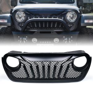 USA ONLY Diamondback Series Black Grille for 2018-Later Jeep Wrangler JL And Jeep Gladiator JT