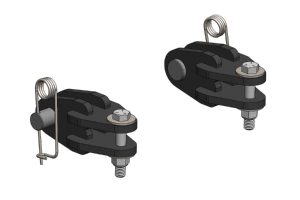 LOD Tow Bar Adapters for Roadmaster - Roadmaster Blackhawk 2, Nighthawk, or Sterling Tow Bars-Black Texture