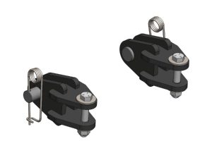 Tow Bar Adapters for Ready Brute Tow Bar (Black Powder Coated)