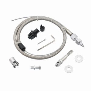 Throttle Cable Kit  - Steel Braided style