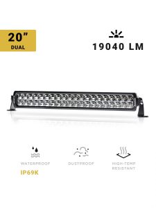 20 Inch LED Light Bar Dual Row Spot/Flood Combo North Lights