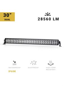 30 Inch LED Light Bar Dual Row Spot/Flood Combo North Lights