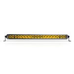 20-Inch LED Light Bar Single Row Spot/Flood Combo - Gold Amber - North Lights