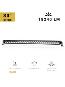 30 Inch LED Light Bar Single Row Spot/Flood Combo North Lights