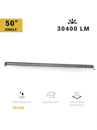 50 Inch LED Light Bar Single Row Spot/Flood Combo North Lights