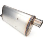 Turbo Pro Muffler 18in 2.5in Offset In/Out
