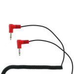 Cord Coiled Headset to Radio ICOM 2 Pin