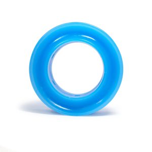 Spring Rubber Barrel 90A Blue 3/4 in Coil Space