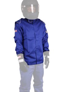Jacket Blue Medium SFI-1 FR Cotton