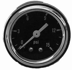 Fuel Pressure Gauge 0-15 PSI