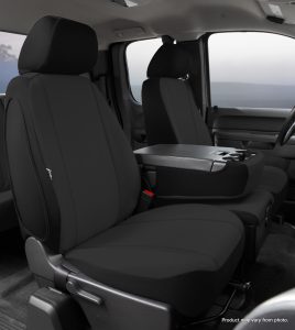 FIA SP88-38 BLACK SP80 Series - Seat Protector Poly-Cotton Custom Fit Front Seat Cover - Black