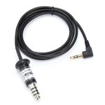 Cord Coiled Headset to Radio ICOM Bolt-On 2 Pin