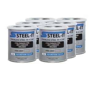 Steel Gray Polyurethane Case 6 x 1 Quart