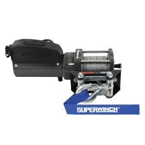 1500lb Winch 1.1HP 120V 1/8in x 35ft Wire Rope