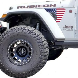 Jeep Fender Vent Decals 2 Piece Old Glory For 18-Pres Wrangler JL/Gladiator Under The Sun Inserts