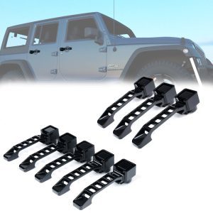 Xprite Storm Series Heavy Duty Aluminum Door Handle Set for 07-18 Jeep Wrangler JK