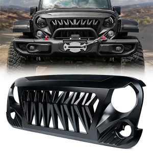USA ONLY Venom Series Replacement Grille for Jeep Wrangler 2007-2018 JK JKU