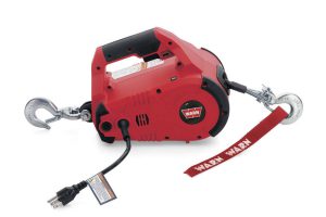 PullzAll-120V AC Winch 1000lb Wire Rope