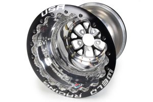 V-Series Drag Wheel Blk 16x16 5x4.75 4.0BS Dbl
