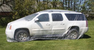 Plastic Car Cover Large 24ft