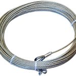 Overland Vehicle Systems Brute Recovery Winch Line w/ Synthetic Soft Shackle - 3/8in x 99ft