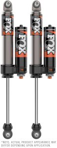 Fox Performance Elite Series 2.5 Reservoir Adjustable Rear Shocks (2.5-4in Lift) - JK