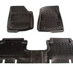 Rugged Ridge Front and Rear Floor Liners, Black  - JL 4Dr