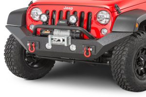 Rugged Ridge Spartan Front Bumper with High Clearance Ends and Overrider - JK