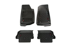 Rugged Ridge Front and Rear Floor Liner Kit - JL 2dr