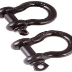 Rugged Ridge D-Ring Shackles 3/4in Red