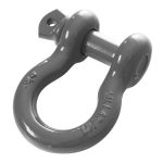Overland Vehicle Systems Recovery ShackleS 3/4in 4.75 Ton, Grey