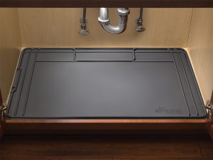 SinkMat™; Black; Fits Standard 36 in. Wide Cabinet and Can Be Trimmed Down To 30.75 in. Or 28 in.;