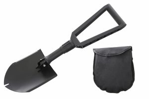 Overland Vehicle Systems Multifunctional Military Style Utility Shovel w/Carrying Case