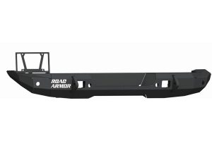 Road Armor Stealth Rear Mid Width Bumper  - Texture Black - JL