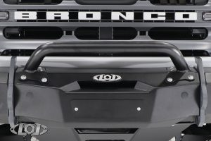 LOD Black Ops Front Bumper Bull Bar - Black - JT/JL/JK Bronco 2021+