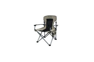 Raptor Series Heavy Duty Folding Camping Chair w/ Drink Holder