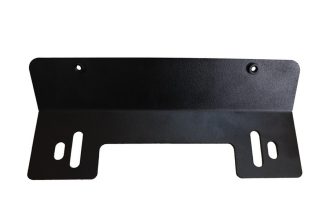 Signature Series License Plate Front Bumper Under Mount (Black Powder Coated)