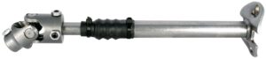 Borgeson - Steering Shaft - P/N: 000977 - 1978-1979 Ford F-150 and Bronco with rag joint. Heavy duty telescopic steel steering shaft.  Connects from factory column to steering box. Includes rag joint flange and billet steel universal joint.