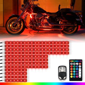 Xprite G1 Moto Series LED RGB Underbody Glow Kit with Remote Control