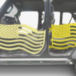 Steinjäger Doors, Trail Gladiator JT 2019 to Present Rear Doors American Flag Lemon Peel