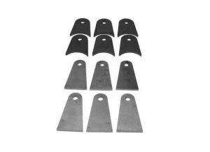Steinjäger Tabs and Clevises, Weld On 4 Link Tab and Clevis Kits 0.625 Bore 2.75 Axle Diameter 2.00 Long Axle Tab 4.00 Inch Straight Tab 6 Axle Tabs, 6 Straight Tabs