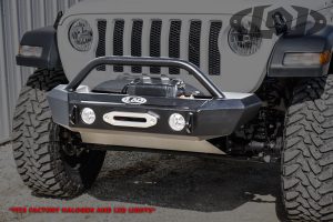 JL/JT Signature Series Shorty Front Bumper w / NO GUARD (Black Powder Coated)