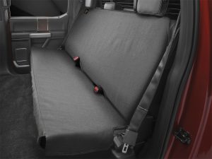 Seat Protector; Black; Bench Seat Width 59.75 in.; Depth 19 in.; Back Height 25 in.;
